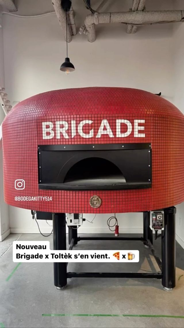 Brigade x Toltèk s’en vient. 🍕 x 🍺

#brigadepizza #toltekbrasseurartisan #biere #pizza #boucherville #bouch