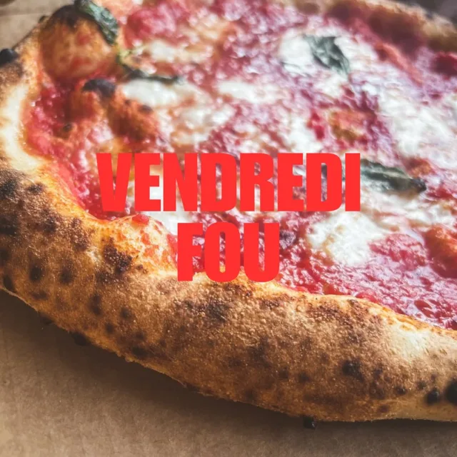 Black Friday 🖤 

Get any two 12” or Detroit pizzas for $40. 
Take-out or delivery on our website only. 
Dine-in - tell your server before ordering promo code BF2024

28 Nov - 3 Dec

Vendredi Fou 🖤

Obtenez deux pizzas de 12 pouces ou Detroit pour 40$. à emporter ou en livraison sur notre site web.
Sur place : informez votre serveur avant de commander le code promo: VF2024

28 Nov - 3 Dec