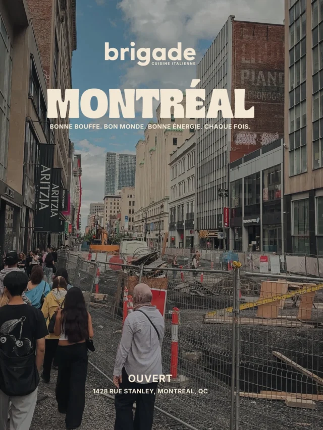 Notre restaurant de Montréal, au 1428 rue Stanley, est toujours ouvert. En plein cœur du centre-ville de Montréal. 🤍

Passez nous voir pour une pizza, un panuozzo, un bowl et plus encore.

Our Montreal restaurant at 1428 rue Stanley is still open. Right in the heart of downtown Montréal. 🤍

Come see us for pizza, panuozzo, bowls and more.

❤️ 1428 rue Stanley, Montréal, Qc