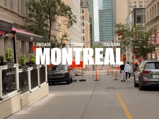 St-Catherine est encore en travaux, mais on est ouverts.
1428 rue Stanley.

Still open at 1428 Stanley.